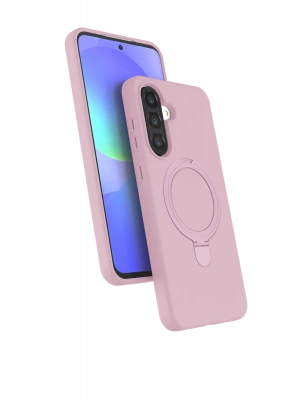 Newface Samsung Galaxy A17 5G Regal Magsafe Standlı Kapak - Açık Pembe