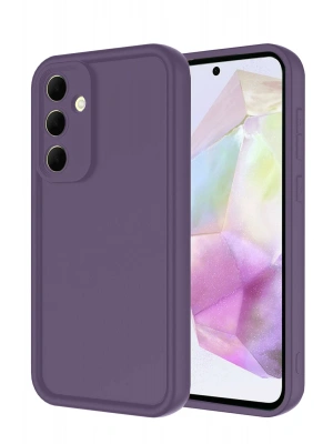 Newface Samsung Galaxy A17 5G Viera Silikon - Mürdüm