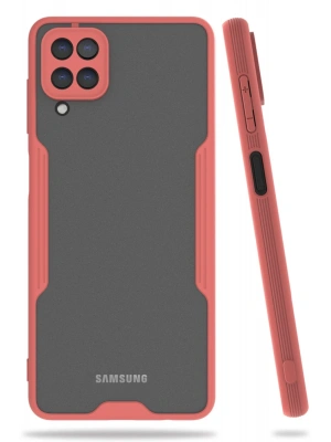 Newface Samsung Galaxy A22 Kılıf Platin Silikon - Pembe