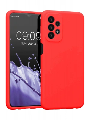 Newface Samsung Galaxy A23 4G Kılıf First Silikon - Kırmızı