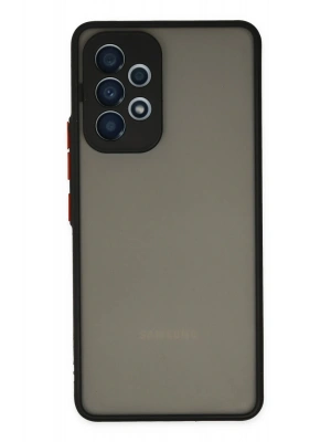 Newface Samsung Galaxy A23 4G Kılıf Montreal Silikon Kapak - Siyah