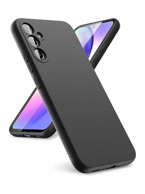 Newface Samsung Galaxy A24 4G Kılıf First Silikon - Siyah