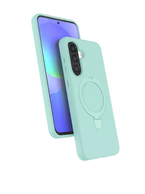 Newface Samsung Galaxy A26 Regal Magsafe Standlı Kapak - Su Yeşili