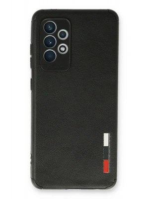 Newface Samsung Galaxy A33 5G Kılıf Loop Deri Silikon - Siyah