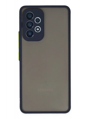 Newface Samsung Galaxy A33 5G Kılıf Montreal Silikon Kapak - Lacivert