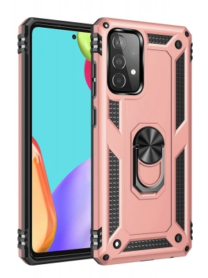 Newface Samsung Galaxy A33 5G Kılıf Sofya Yüzüklü Silikon Kapak - Rose