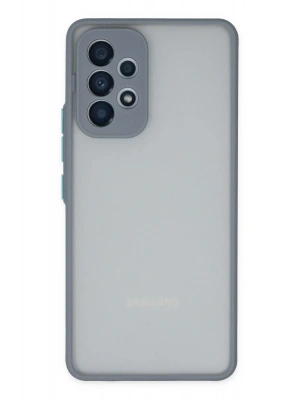 Newface Samsung Galaxy A53 5G Kılıf Montreal Silikon Kapak - Gri