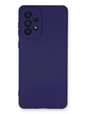 Newface Samsung Galaxy A53 5G Kılıf Nano içi Kadife Silikon - Mor