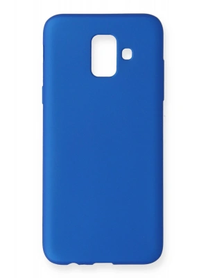 Newface Samsung Galaxy A6 2018 Kılıf First Silikon - Mavi
