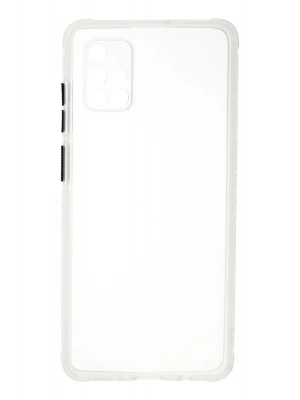 Newface Samsung Galaxy A71 Kılıf Miami Şeffaf Silikon - Şeffaf