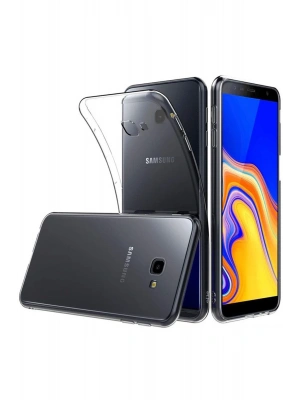 Newface Samsung Galaxy J4 Plus Kılıf Lüx Şeffaf Silikon