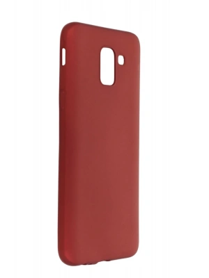 Newface Samsung Galaxy J6 Kılıf First Silikon - Bordo