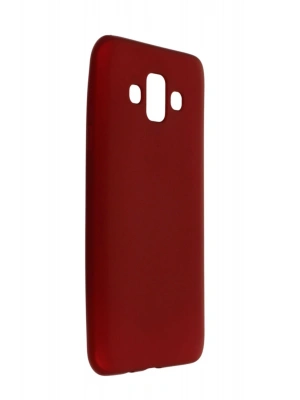 Newface Samsung Galaxy J7 Duo Kılıf First Silikon - Bordo