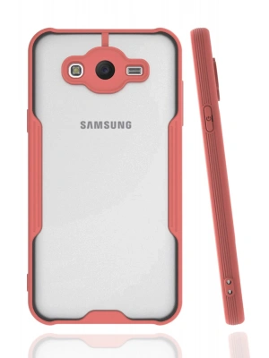 Newface Samsung Galaxy J7 Kılıf Platin Silikon - Pembe