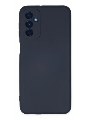 Newface Samsung Galaxy M23 Kılıf Nano içi Kadife Silikon - Lacivert