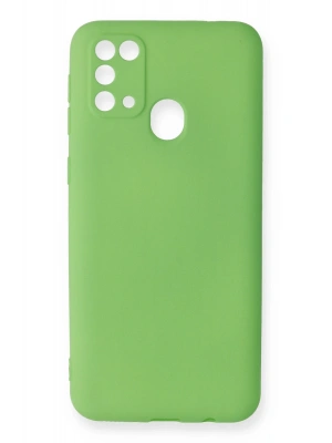 Newface Samsung Galaxy M31 Kılıf First Silikon - Yeşil