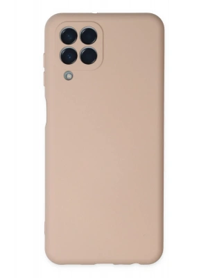 Newface Samsung Galaxy M33 Kılıf Nano içi Kadife Silikon - Pudra