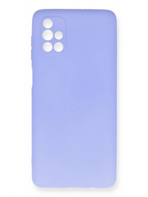 Newface Samsung Galaxy M51 Kılıf First Silikon - Lila