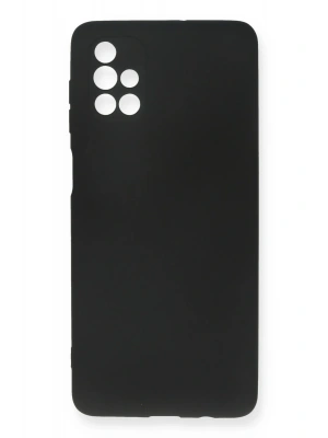 Newface Samsung Galaxy M51 Kılıf First Silikon - Siyah