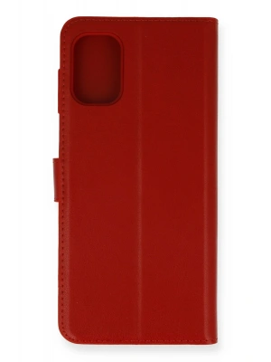 Newface Samsung Galaxy M51 Trend S Plus Kapaklı Kılıf - Kırmızı