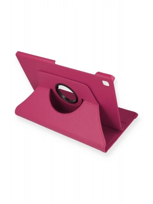 Newface Samsung Galaxy P610 Tab S6 Lite 10.4 Kılıf 360 Tablet Deri Kılıf - Pembe