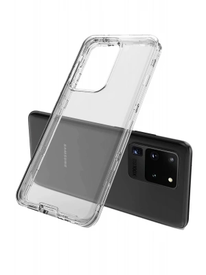 Newface Samsung Galaxy S20 Plus Kılıf Lüx Şeffaf Silikon