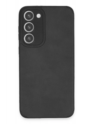 Newface Samsung Galaxy S23 Plus Kılıf Loop Deri Silikon - Siyah