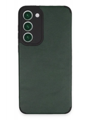 Newface Samsung Galaxy S23 Plus Kılıf Loop Deri Silikon - Yeşil