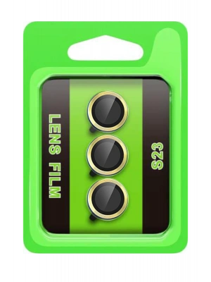 Newface Samsung Galaxy S23 Raze Metal Kamera Lens - Sarı