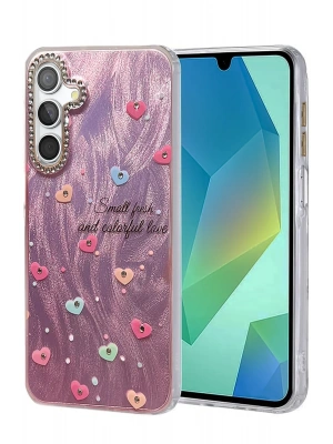 Newface Samsung Galaxy S24 FE Kılıf Blade Aynalı Desenli Kapak - Desen 8