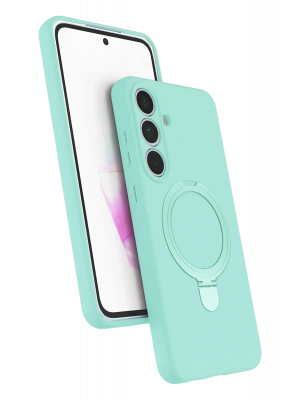 Newface Samsung Galaxy S24 FE Regal Magsafe Standlı Kapak - Su Yeşili
