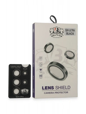 Newface Samsung Galaxy S24 Ultra Bilvis Titan Kamera Lens - Siyah