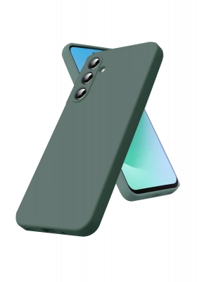 Newface Samsung Galaxy S25 FE First Silikon - Koyu Yeşil