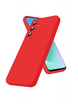 Newface Samsung Galaxy S25 FE Nano içi Kadife Silikon - Kırmızı