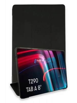 Newface Samsung Galaxy T290 Tab A 8 Kılıf Tablet Smart Kılıf - Siyah