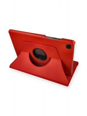 Newface Samsung Galaxy T500 Tab A7 10.4 Kılıf 360 Tablet Deri Kılıf - Kırmızı
