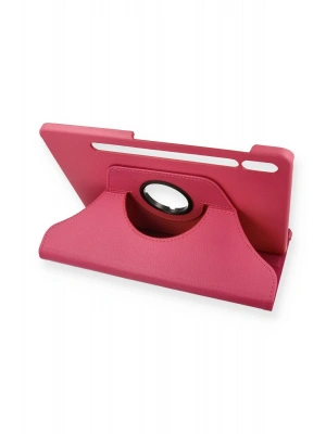 Newface Samsung Galaxy T860 Tab S6 10.5 Kılıf 360 Tablet Deri Kılıf - Pembe