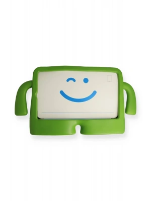 Newface Samsung Galaxy Tab A9 Kılıf Karakter Tablet Silikon - Yeşil