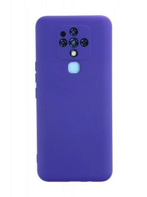 Newface Tecno Camon 16 Kılıf Nano içi Kadife Silikon - Mor
