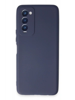 Newface Tecno Camon 18 Kılıf First Silikon - Lacivert