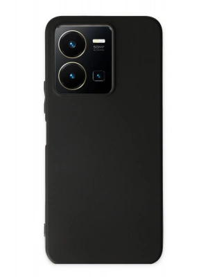 Newface Vivo Y35 Kılıf First Silikon - Siyah