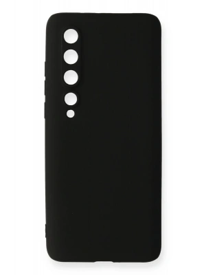 Newface Xiaomi Mi 10 Kılıf First Silikon - Siyah