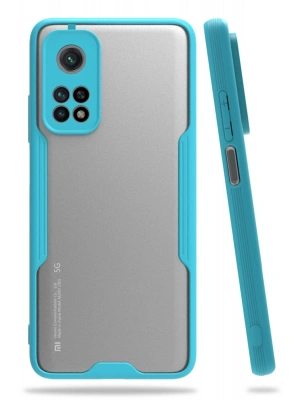 Newface Xiaomi Mi 10T Pro Kılıf Platin Silikon - Mavi