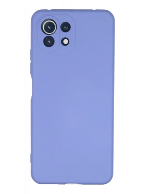 Newface Xiaomi Mİ 11 Lite Kılıf Nano içi Kadife Silikon - Lila