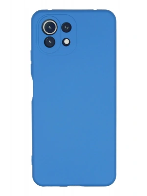 Newface Xiaomi Mİ 11 Lite Kılıf Nano içi Kadife Silikon - Mavi