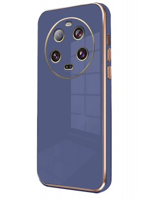 Newface Xiaomi Mi 14 Ultra Kılıf Volet Silikon - Mavi