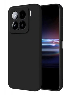 Newface Xiaomi Mi 15 Kılıf Nano içi Kadife Silikon - Siyah