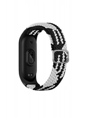 Newface Xiaomi Mi Band 6 Star Kordon - Siyah-Beyaz
