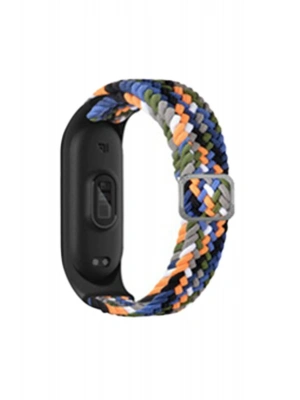 Newface Xiaomi Mi Band 7 Star Kordon - Gri-Turuncu