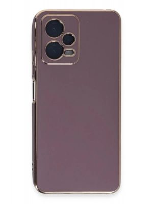 Newface Xiaomi Poco X5 5G Kılıf Volet Silikon - Mor